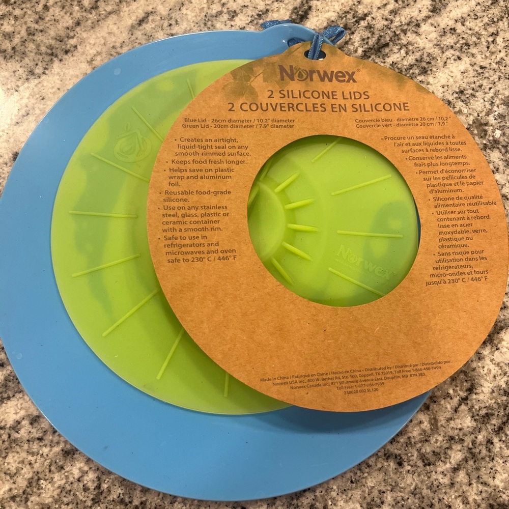 Norwex silicone lids. NEW!